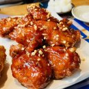 송촌동맛집 런치킨 양념 반 후라이드 반 치킨 후기