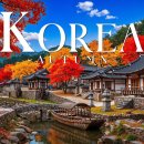 Autumn of Korea 4K UHD Crimson Maples, Golden Mountains &amp; Serene Korean .. 이미지
