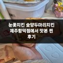 숯양두마리치킨 송정점 | 눈꽃치킨 숯양두마리치킨 제주함덕점에서 맛본 찐 후기