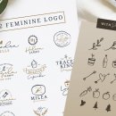 12 Feminine Logo + Doodle Illustration 이미지