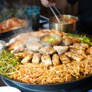 솥뚜껑 삼겹살 이미지