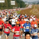 임진강에서 북한 바라보며 뛰는 통일 마라톤 이미지
