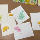 수채화도 배우고 캘리그라피도 배우고~ 수채캘리그라피 이미지