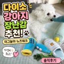 다이소 강아지 장난감 추천! 터그놀이 노즈워크 솔직후기