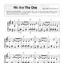 Piano - 티아라 / We are the one 악보 이미지