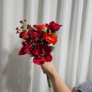 굿온야 | 조화부케 내돈내산 후기 / 웨딩촬영부케 생화로 해야할까?