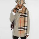 클래식세탁소 | 버버리 머플러 추천 체크 베이지 클래식 빈티지 라이트 미니 울 실크 캐시미어 정품