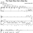 [성가악보] The Virgin Mary Had a Baby Boy [Joseph M. Martin] 이미지