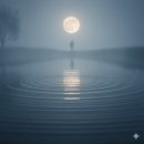 ＜연못에 떨어진 달＞연못에 달이 떨어졌는데 퐁당 소리를 이미지