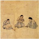 [조정육의 옛 그림, 불교 가르침에 빠지다] [33] 조영석＜바느질＞ 이미지