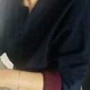 585 | 구호플러스 울 라운드넥 니트가디건 네이비 M사이즈 착샷후기 KE585AM01R