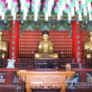 상주 북장사 극락보전 목조아미타여래삼존좌상 연합뉴스