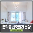 인천문학정보고등학교 | 문학동신축빌라 분양 미추홀구 복층 테라스 구조