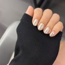 네일바이유(NAIL BY U) | 대전 우송대 네일 | 여름네일 화이트 실버 파우더 아트가 예쁘고 꼼꼼한, 네일바이유 우송대점