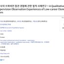 저경력 전문상담교사 관련 연구 게재 안내 이미지