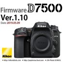 [펌웨어 업데이트] 니콘 D7500 (2019.05.09일자) “C” 펌웨어 버전 1.01에서 1.10로 변경 변경 업데이트 F-D7500-V110W.exe 이미지