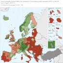 Europe, regional GDP per inhabitant - Eurostat - 이런 자료 좋아하시는 분 있을려나요,, 이미지