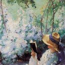 명화 속으로 떠나는 마음여행: 속마음이 들킨 예술가들 | 프랭크 브램리 – 개인 소장 / 달콤한 고독, 햇살이 머무는 창가에서 마주한 지복의 정적 / #1909