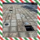 군포충전소 | 화성 분수대 바닥 대리석 깨짐 보수 - 판석 교체 공사