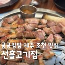 선흘쉼터 | [제주 조천 맛집] 콩콩팜팜 제주도 고기집 '선흘고기집' 메뉴 및 예약 주차 정보