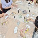 은혜학교 | 🌸은혜학교 학부모와 함께한 힐링 공예 시간 압화접시 만들기