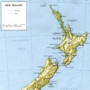 뉴질랜드 여행정보 지도 이미지