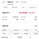 티디에스팜 공모주 상장일 매도 수익은 (+153.39%)