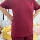 새길사우나 | 베이직 라운드 169세트 만능 라이프웨어 찜질복옷 후기 와인색