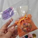 장미화분 모양 석고방향제 이미지