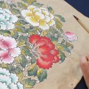 민화모란도 이미지