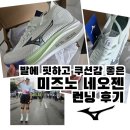 강남-245 | 쿠션감 만족스러웠던 런닝화, 미즈노 네오젠 (J1GD258621) 245 후기