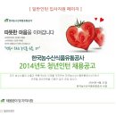 한국농수산식품유통공사 채용 / 2014년도 청년인턴 채용 - 일반인턴 (~4/25 18시) 이미지