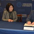 미국 빈센드대학(Vincennes University)과 교육협력 MOU 양해각서교환 이미지