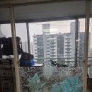 천안 유리 교체 두정동 대우아파트 고층 깨진 유리 신속 시공 후기