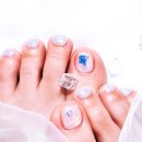 빛나는오늘;네일 | 부천 소사역 패디 여름에 시원하게 빛나는 아이스네일 시술후기 ❄️✨