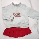 기모 티셔츠(아이러브<b>제이</b>) 스커트(<b>스타일</b>노리터) 한벌