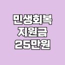 민생회복지원금 25만원 이미지