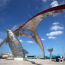 명사해수욕장 주차장 이미지