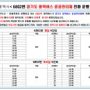 6802번 시간표 변경 안내(25년 2월 10일부터) 이미지