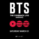 BTS THE COMEBACK LIVE | ARIRANG-2026년 3월 21일(토) 8PM(KST)광화문 광장 일대 이미지