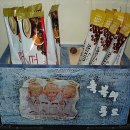 냅킨아트 연필꽂이 이미지