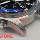 [코드워치] IWC 파일럿 3777-01 오버홀 &amp; 레이져 웰딩 폴리싱 작업 후기