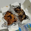 제천 중앙시장 치킨 맛집 야식으로 먹기 좋은 &#39;효강정&#39; 마늘간장, 매콤고추 솔직후기 / 닭강정+새우강정
