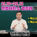 정인영 헌법 21.10~22.12 헌법재판소 결정례 특강 이미지