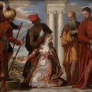 유스티나 | Paolo Veronese) — 피렌체 우피치 미술관 소장 / 유스티나 성인의 순교 / 1570~1575년작 (#1570년대)