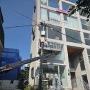 가나(Salon.B) | 마포구 연남동 빌라 외벽 발수제 실리콘 작업 후기 | 장마 전 외벽 방수 시공 1톤 스카이차 가나스카이