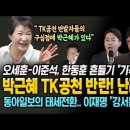 "기각 책임져" 오세훈-이준석, 한동훈 흔들기! 박근혜의 TK공천 반란! 국힘, 난리났다~ 동아일보의 태세전환! 이미지