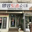 양양토종순대