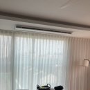 수원아이파크시티 아파트, 수입 커튼과 화이트 우드 블라인드로 완성한 프리미엄 공간