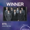 [속보] BTS, 아메리칸 뮤직 어워즈 대상 '올해의 아티스트' 수상 이미지